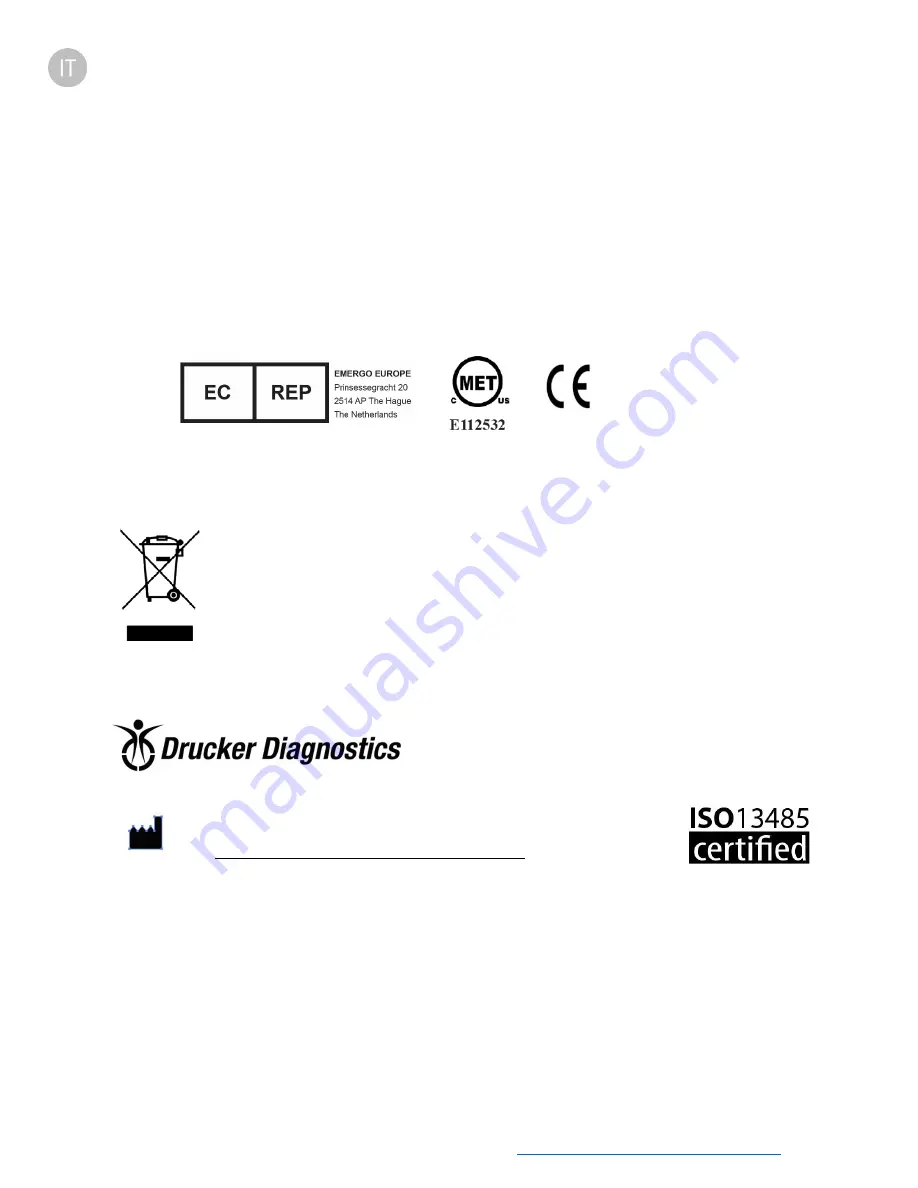 Drucker Diagnostics HORIZON 24-AH Operator'S Manual Download Page 62