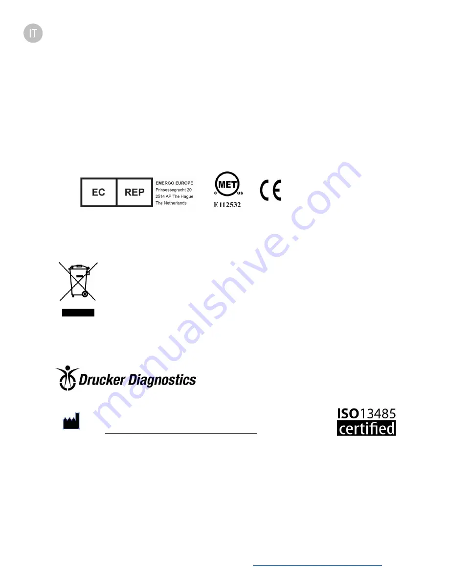 Drucker Diagnostics HORIZON 24-AH Operator'S Manual Download Page 74