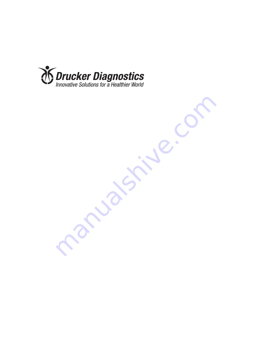 Drucker Diagnostics QBC 425740 Скачать руководство пользователя страница 1