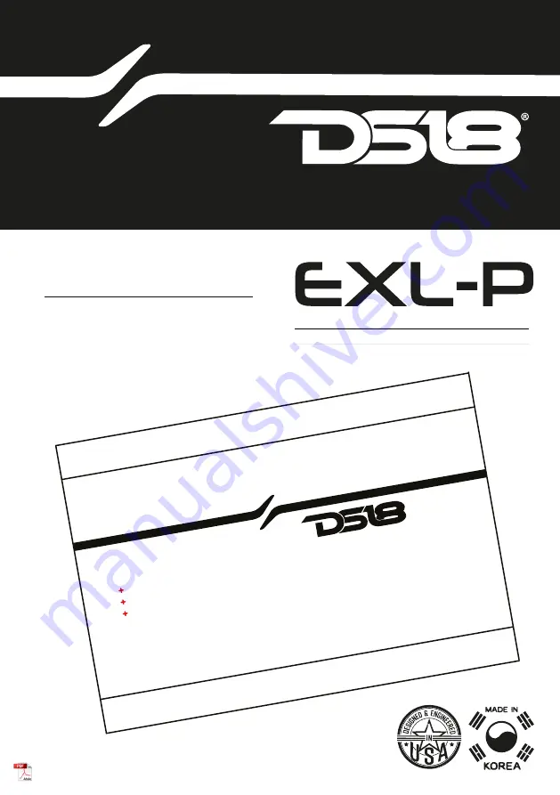 DS18 EXL-P Series Скачать руководство пользователя страница 1