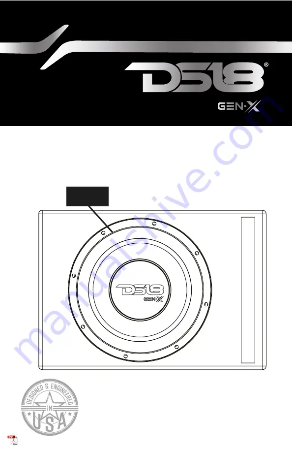 DS18 GEN-X112LD Owner'S Manual Download Page 1