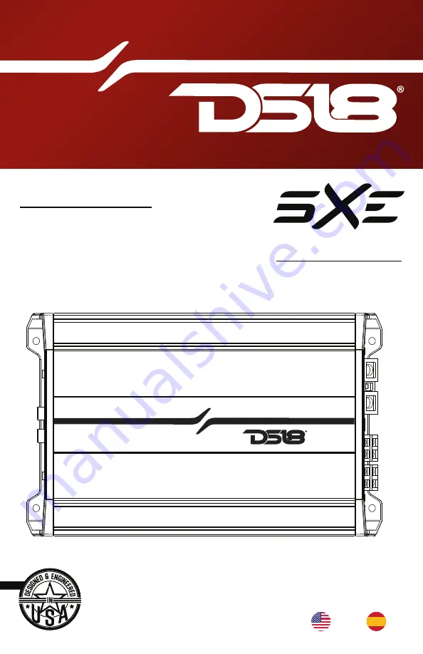 DS18 SXE Owner'S Manual Download Page 1