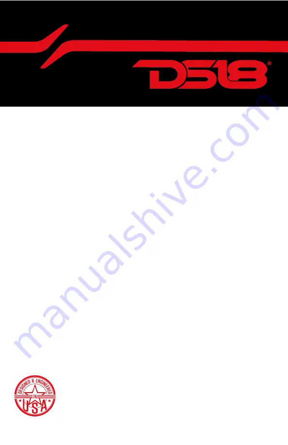 DS18 ZXI-354 Owner'S Manual Download Page 1