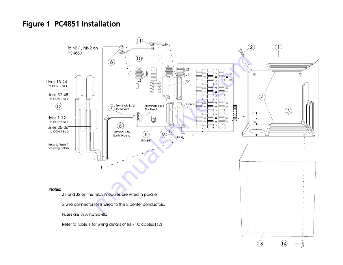 DSC MAXSYS PC4851 Скачать руководство пользователя страница 6