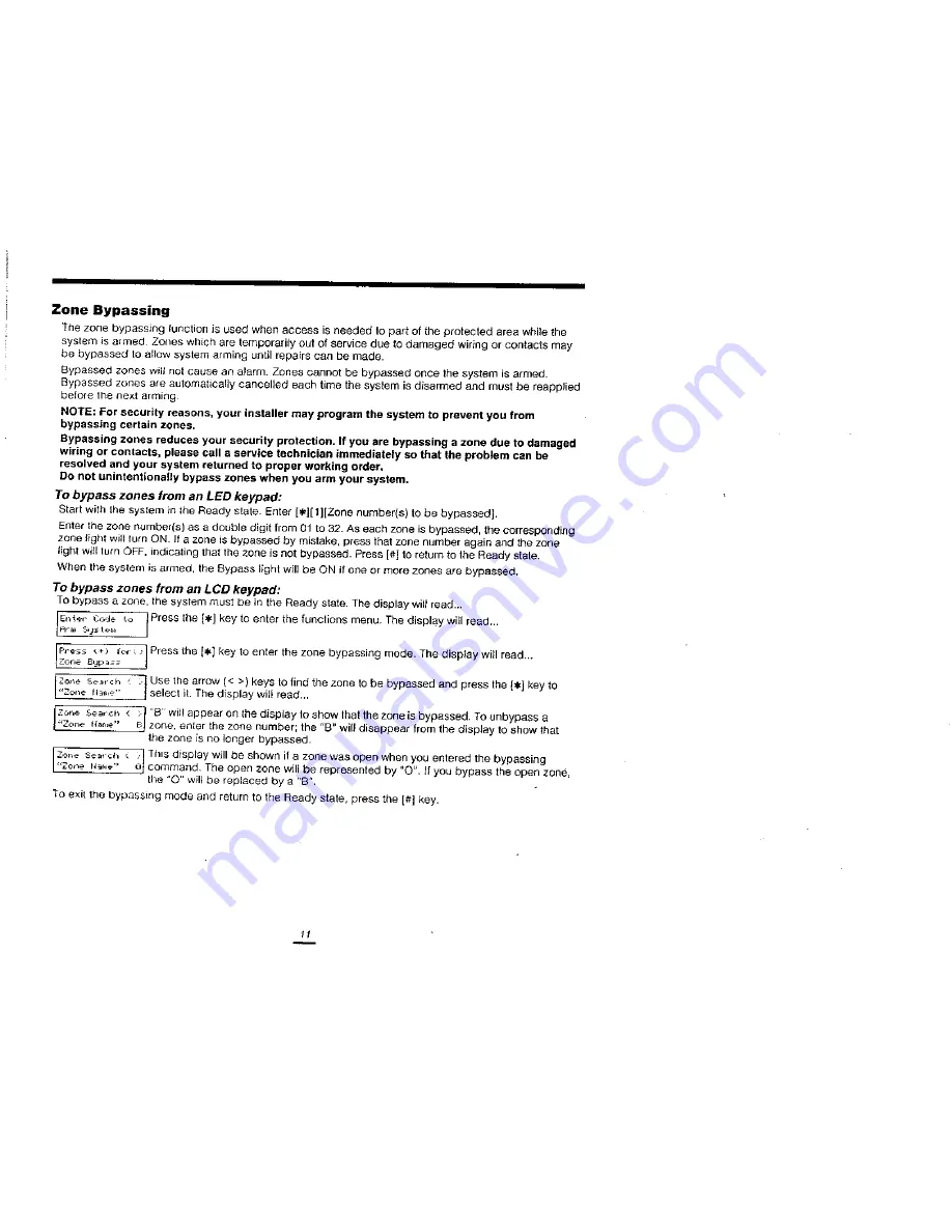 DSC Power832 P5010 Instruction Manual Download Page 13