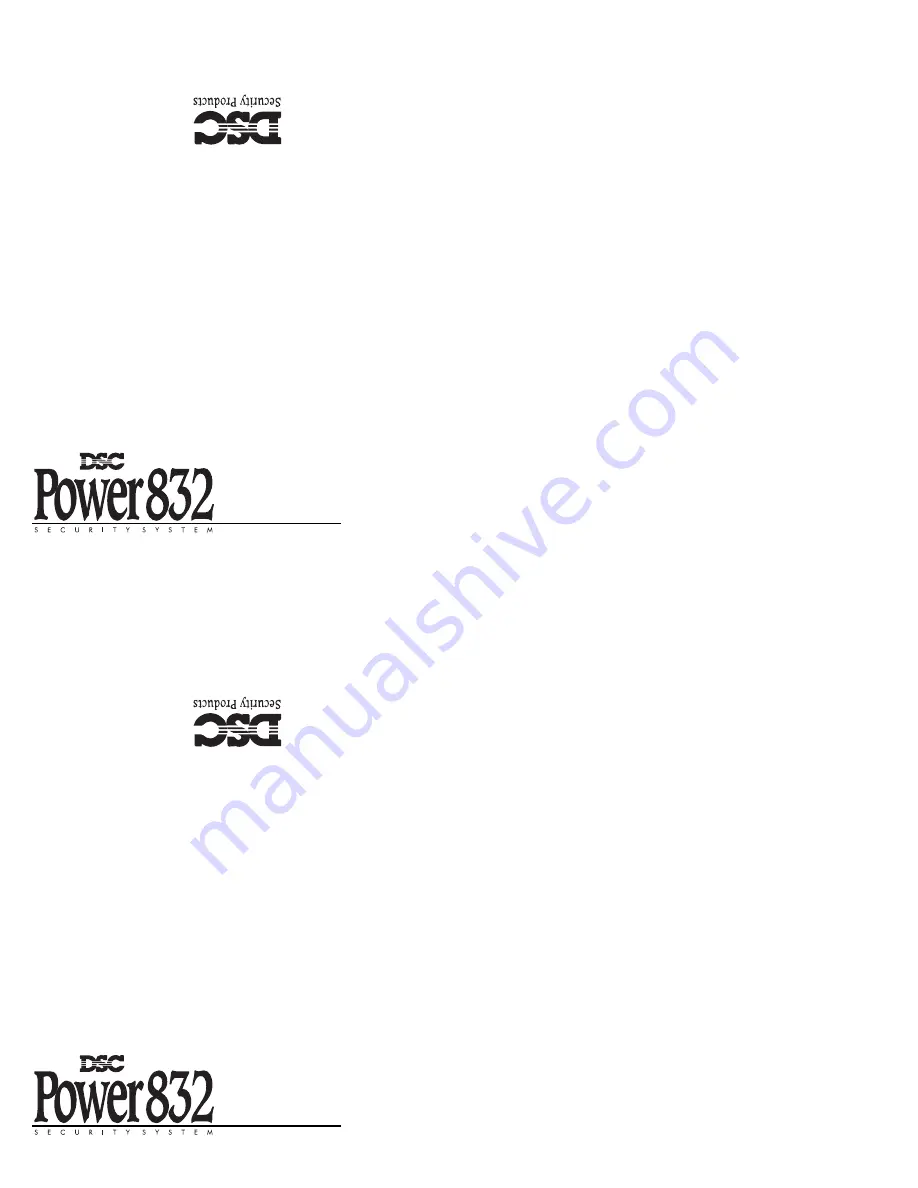 DSC Power832 PC5921 Mounting Instructions Download Page 2