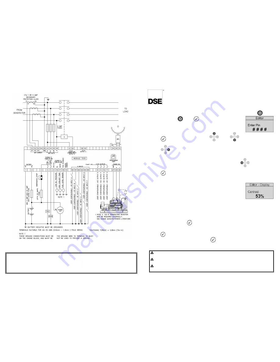 DSE DSE7210 Скачать руководство пользователя страница 126