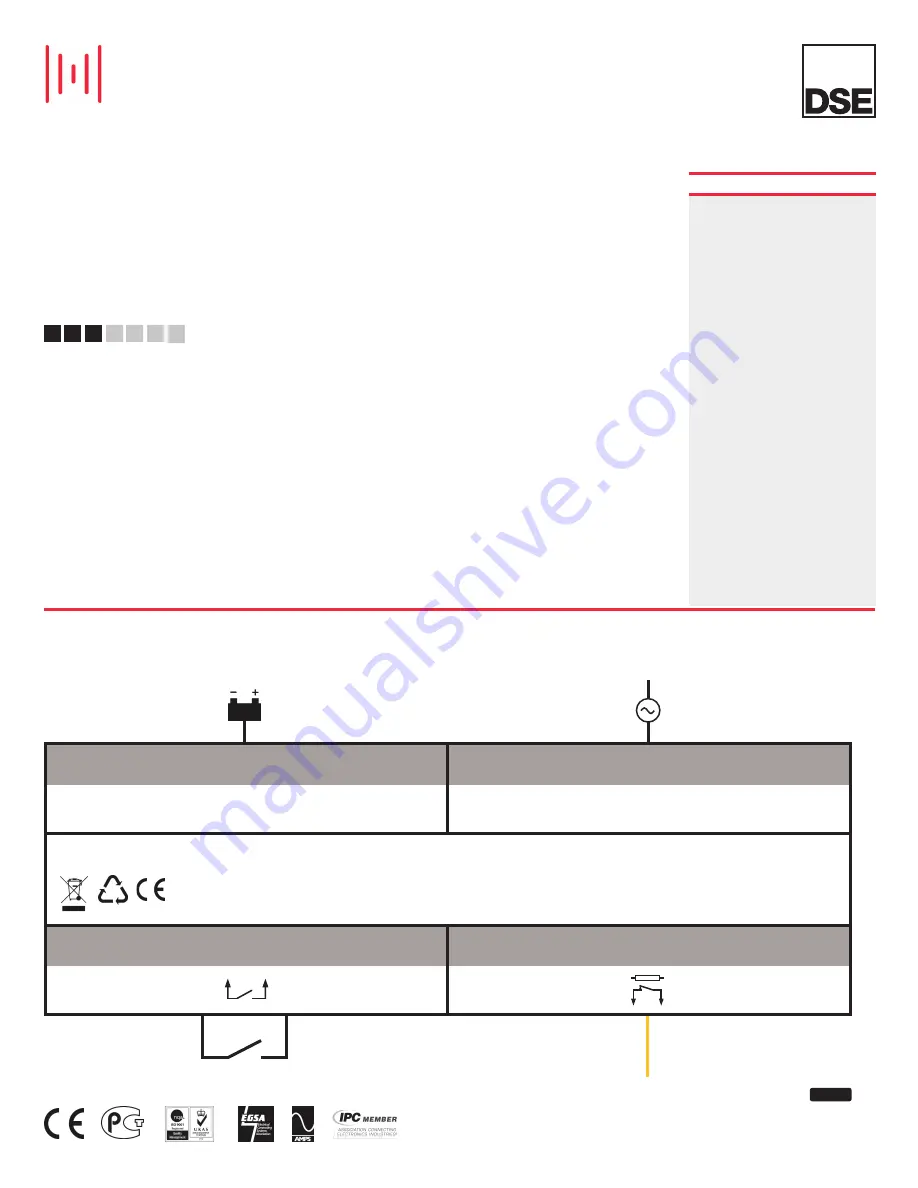 DSE DSE9130 Operator'S Manual Download Page 1