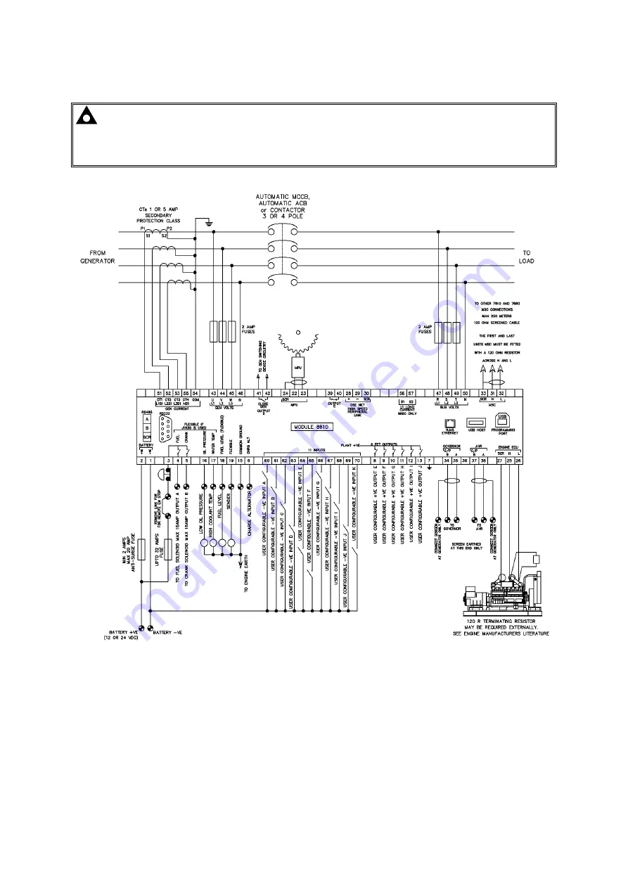 DSEGenset DSE8610 Operator'S Manual Download Page 46