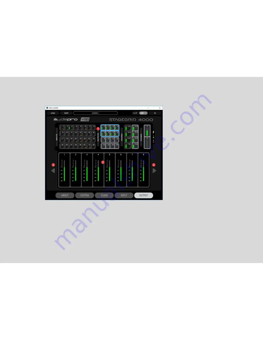 DSPro StageGrid 4000 User Manual Download Page 20