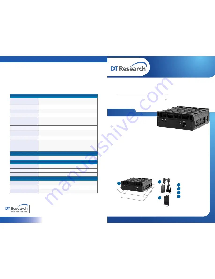 DT Research DT180P Operation Manual Download Page 1