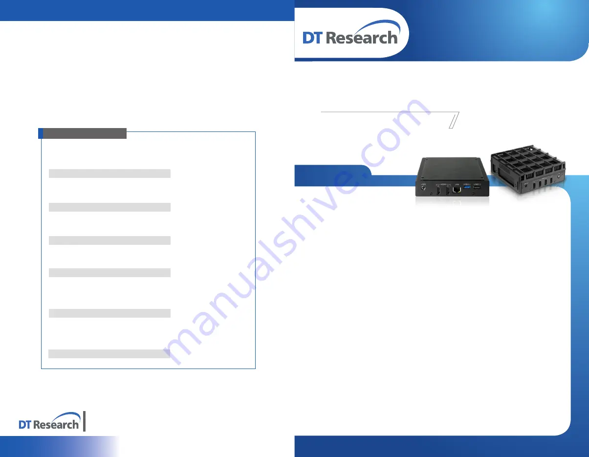 DT Research MA1352 Скачать руководство пользователя страница 1