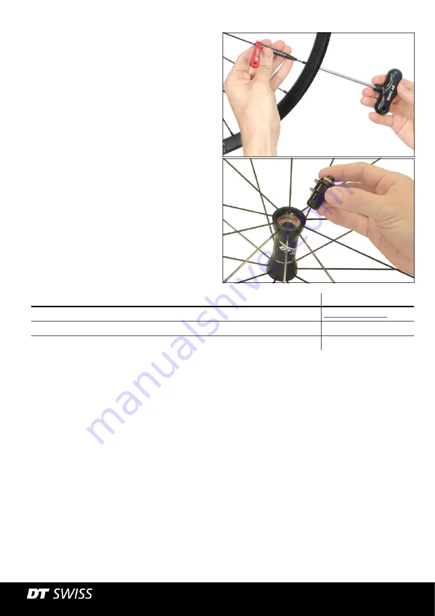 DT SWISS R 24 db Technical Manual Download Page 55