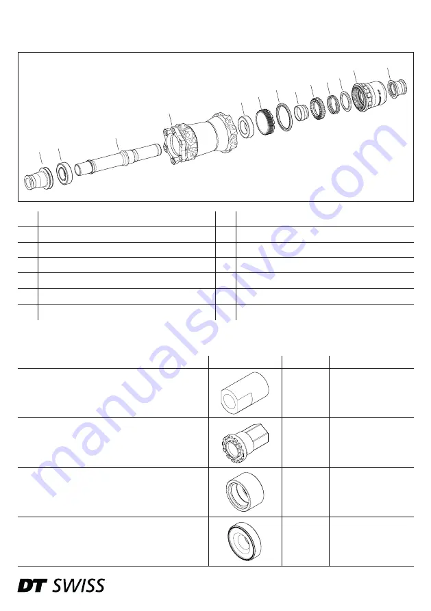 DT SWISS RATCHET EXP OS Technical Manual Download Page 5