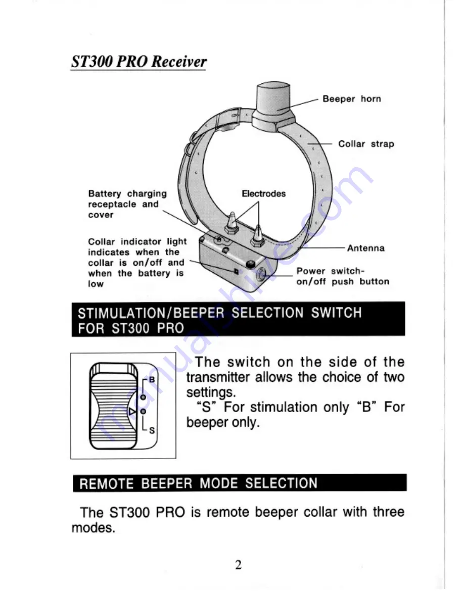 Dt-Systems DT-Good dog ST300 Pro Owner'S Manual Download Page 3