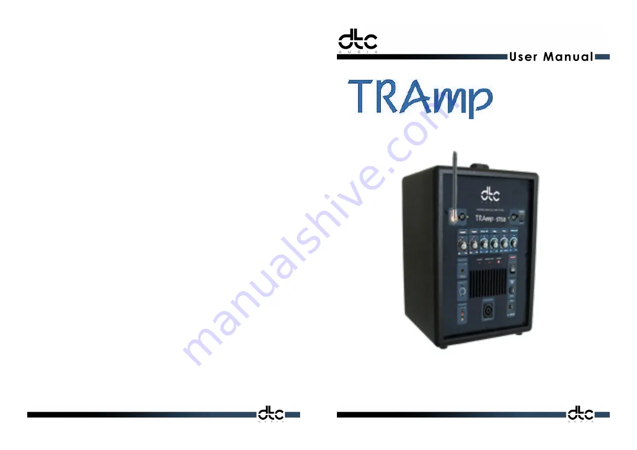 DTC Audio TRAmp ST50 Скачать руководство пользователя страница 1