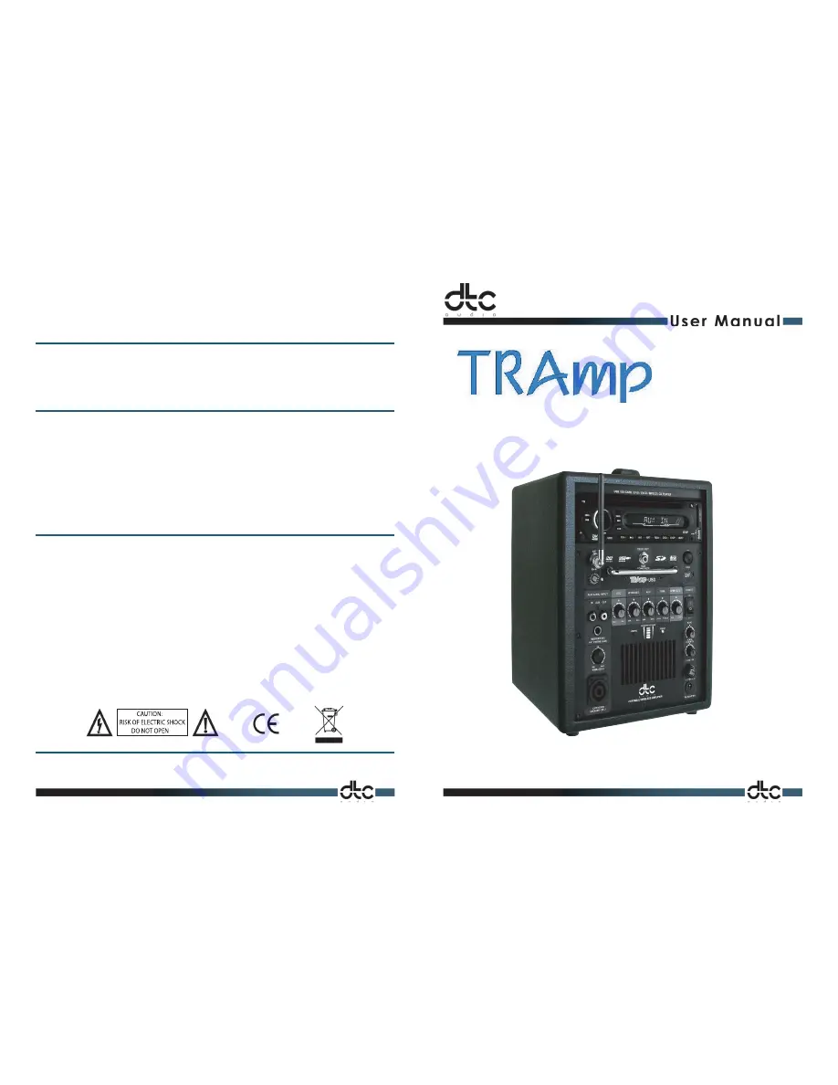 DTC Audio TRamp-USD User Manual Download Page 1