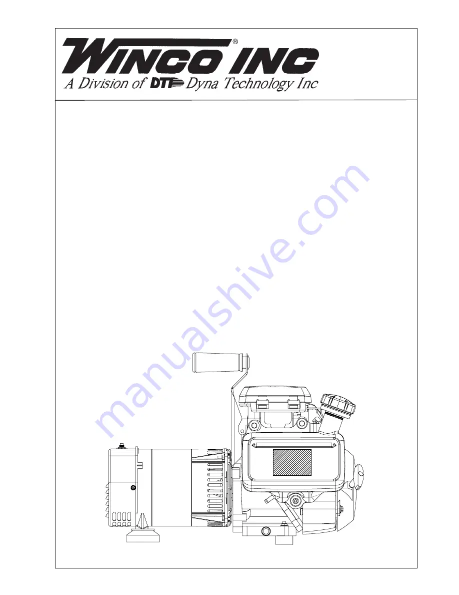 DTI Dyna Technology Winco W3000H Скачать руководство пользователя страница 1