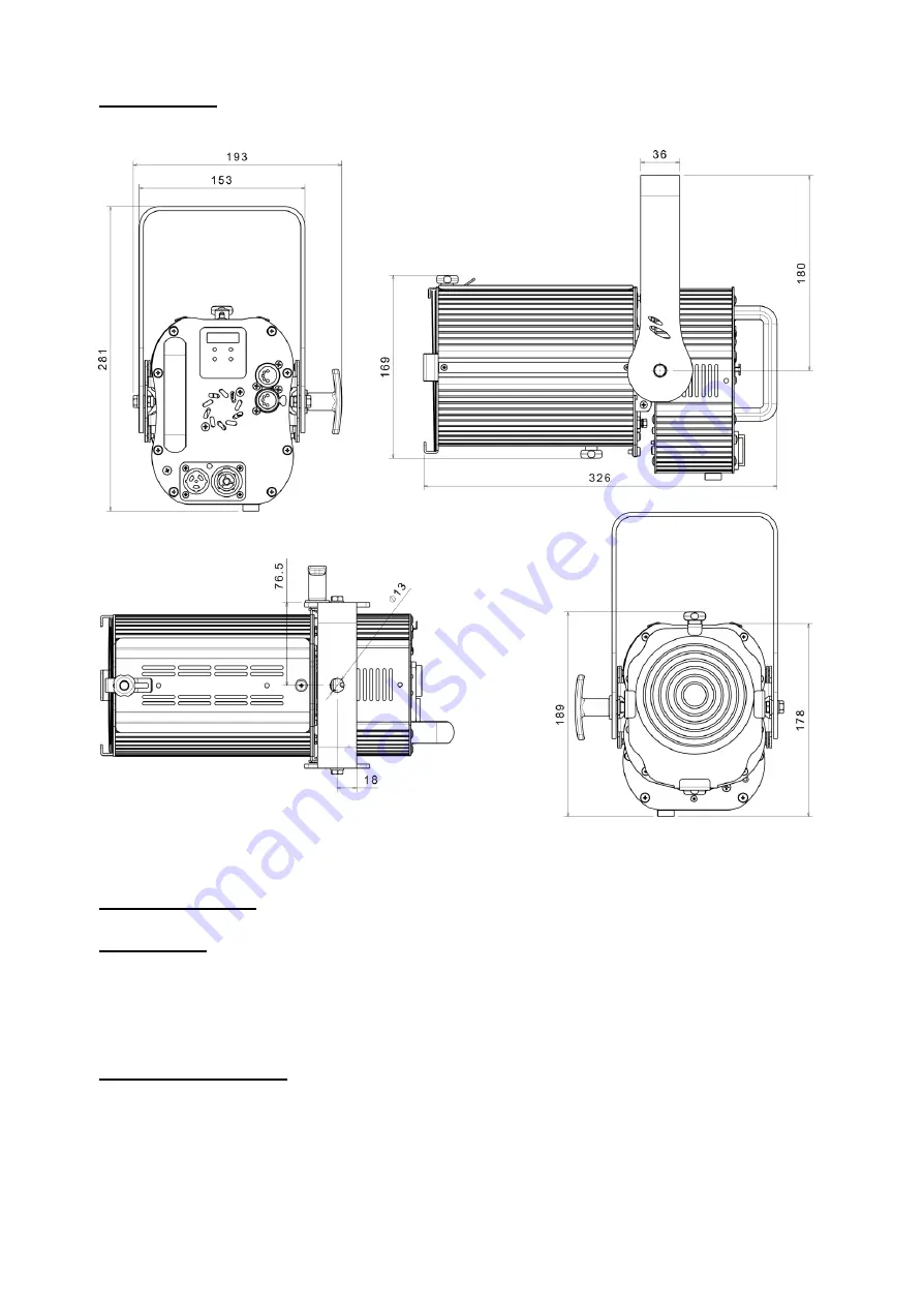 DTS SCENA LED 120 HQS User Manual Download Page 7