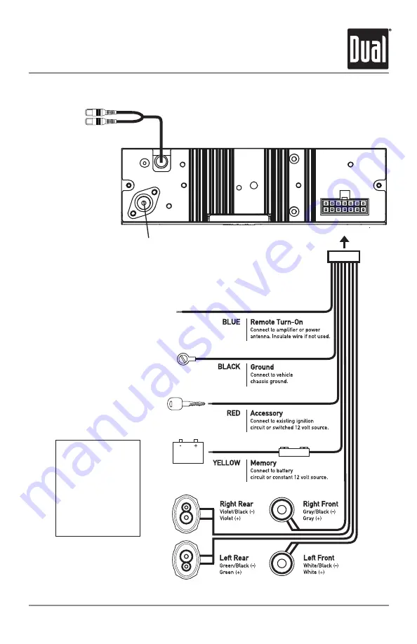 Dual Electronics Corporation XR4115 Скачать руководство пользователя страница 3