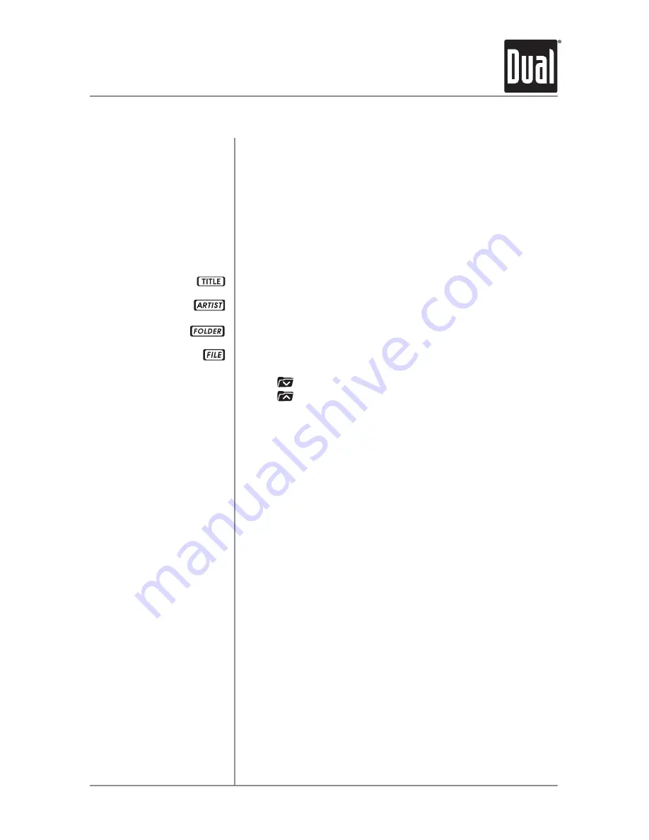 Dual AM425BT Installation & Owner'S Manual Download Page 17