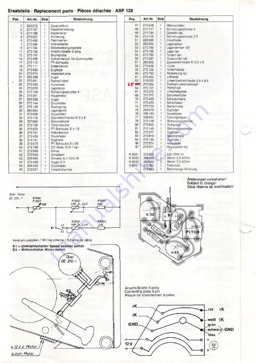 Dual ASP 128 Скачать руководство пользователя страница 4