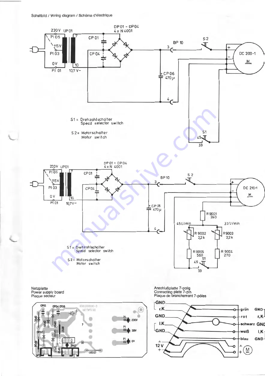 Dual CS 520 Service Manual Download Page 3