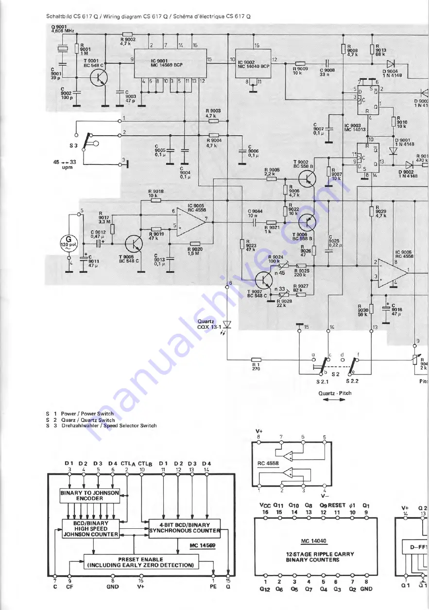 Dual CS 607 Service Manual Download Page 5