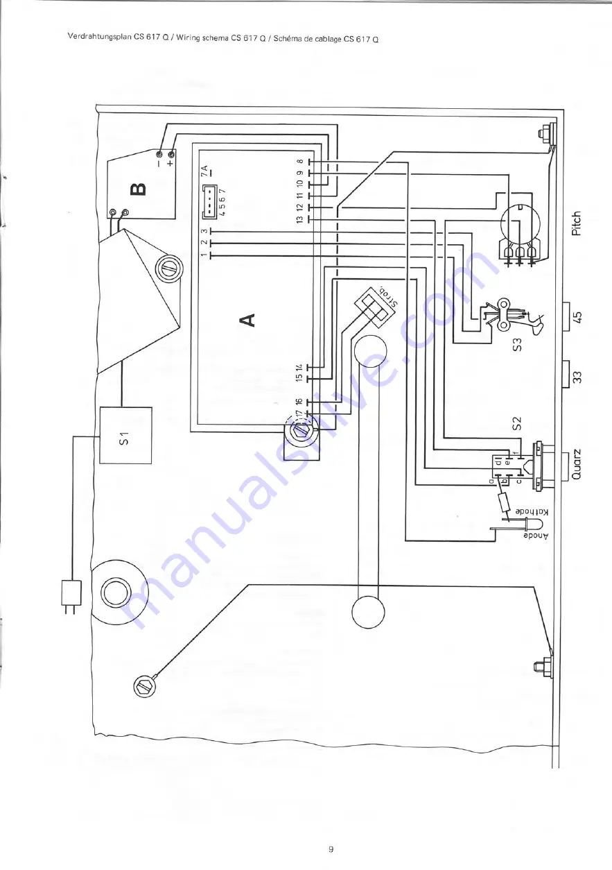 Dual CS 607 Service Manual Download Page 9