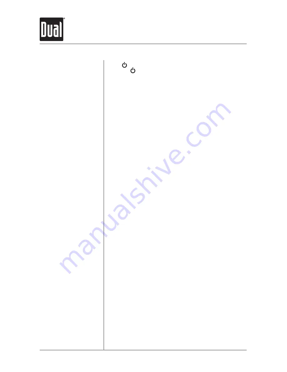 Dual DC206BT Installation & Owner'S Manual Download Page 6