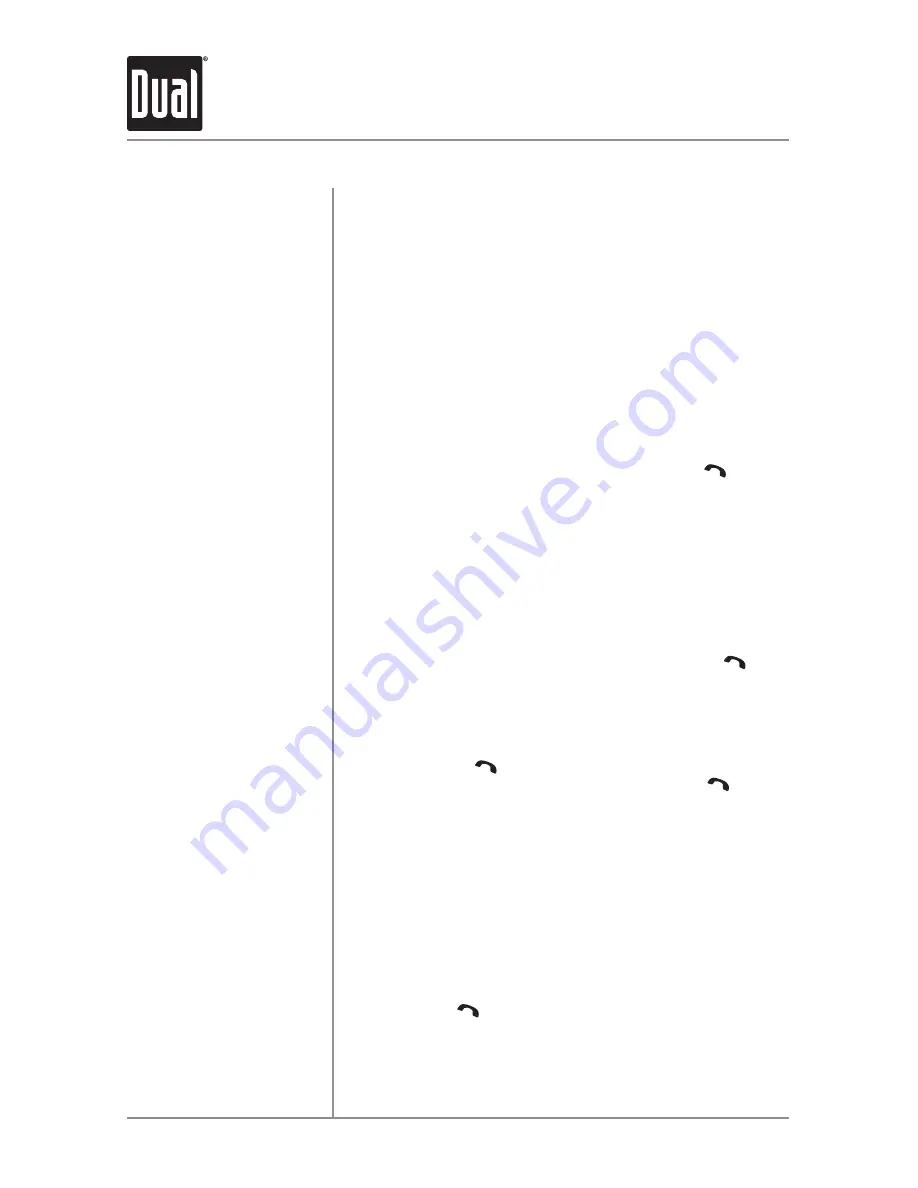 Dual DC206BT Installation & Owner'S Manual Download Page 18