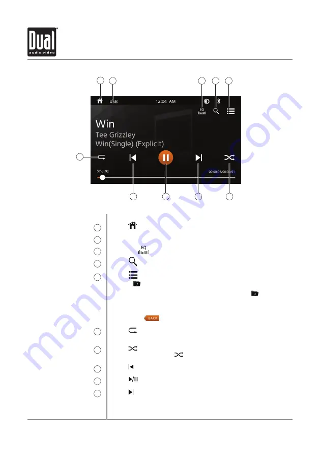 Dual DCPA901W Installation & Owner'S Manual Download Page 14