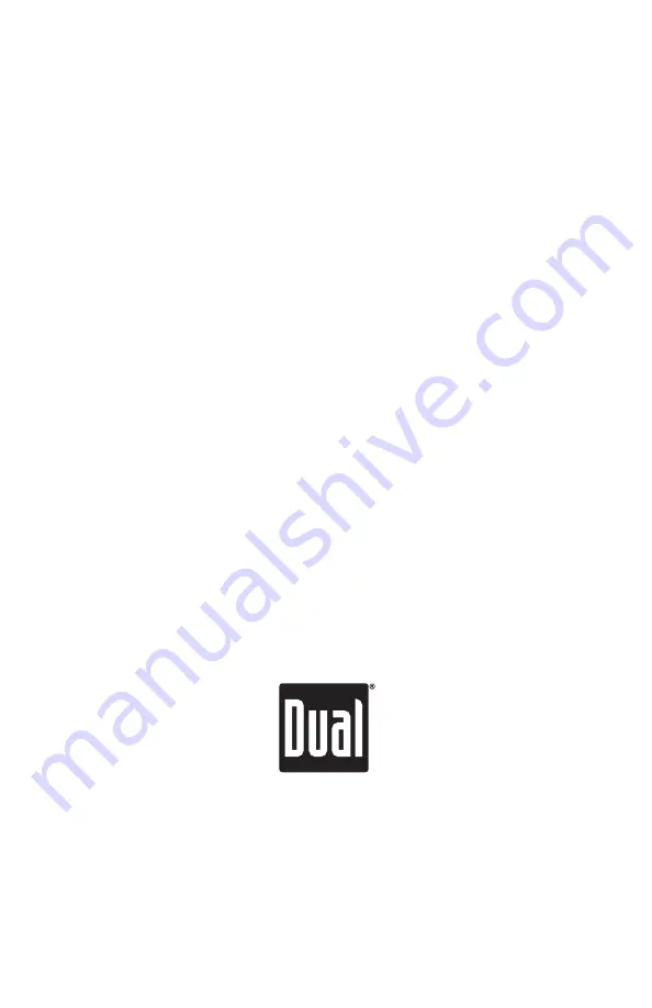 Dual DXRM59BT Installation & Owner'S Manual Download Page 14