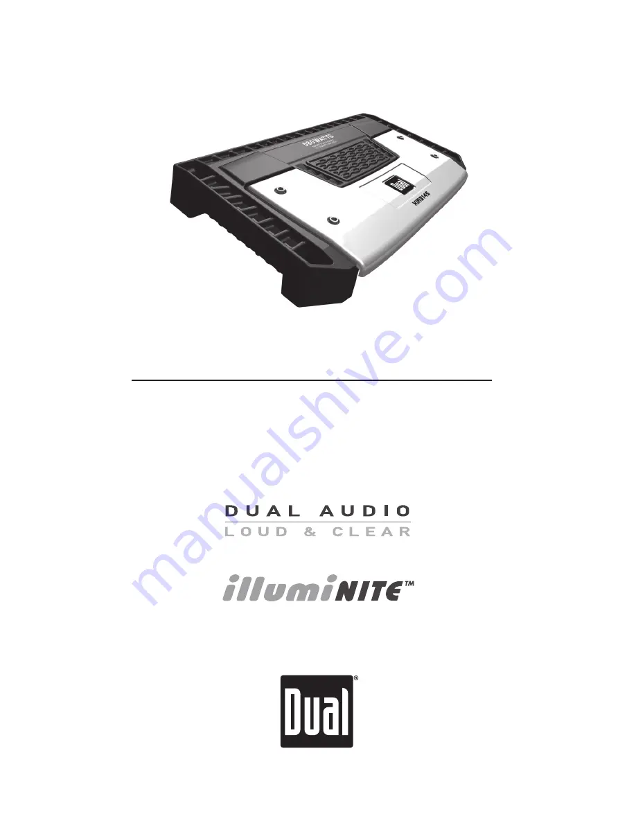 Dual illumiNITE XIA3145 Installation & Owner'S Manual Download Page 1