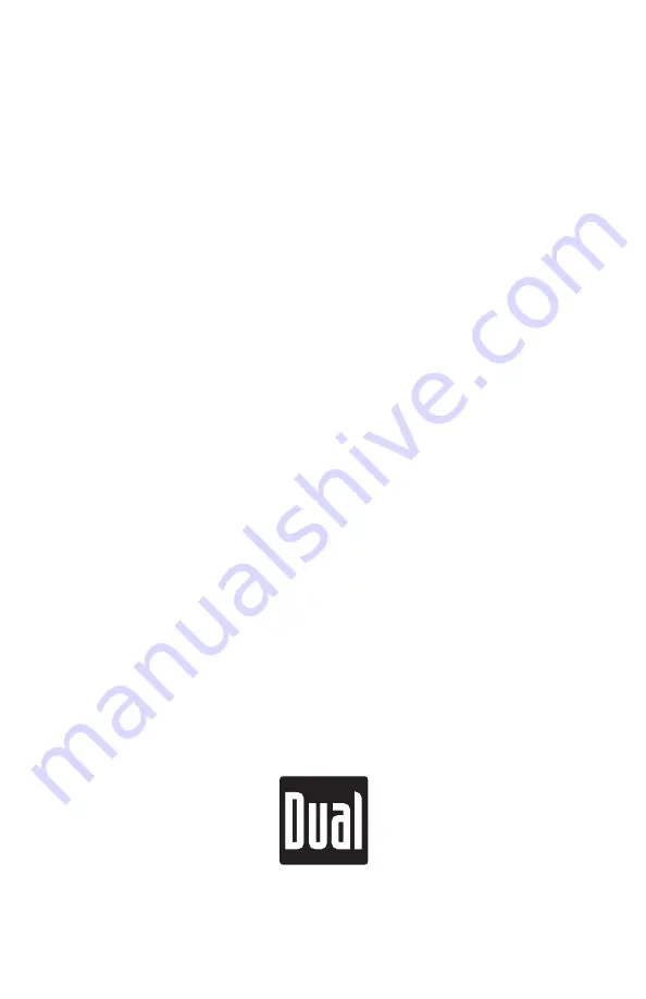 Dual L10SW Installation & Owner'S Manual Download Page 8