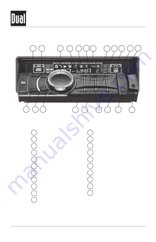 Dual XDM7615 Скачать руководство пользователя страница 4