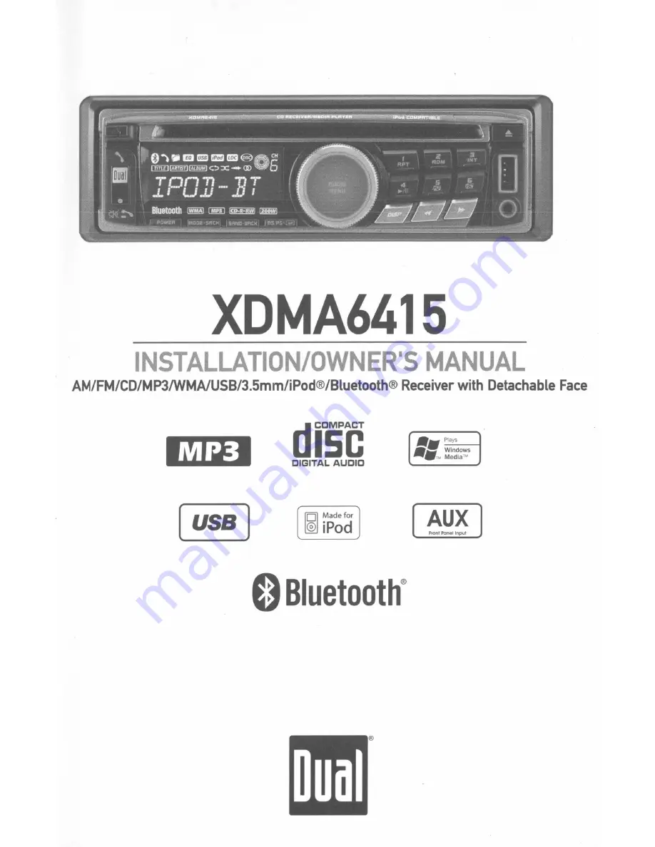 Dual XDMA6415 Скачать руководство пользователя страница 1