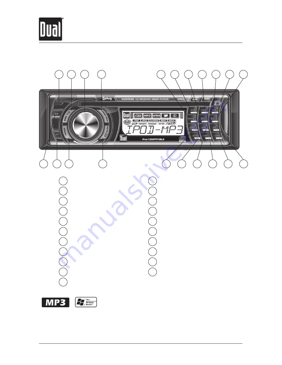 Dual XDMA690 Installation & Owner'S Manual Download Page 4