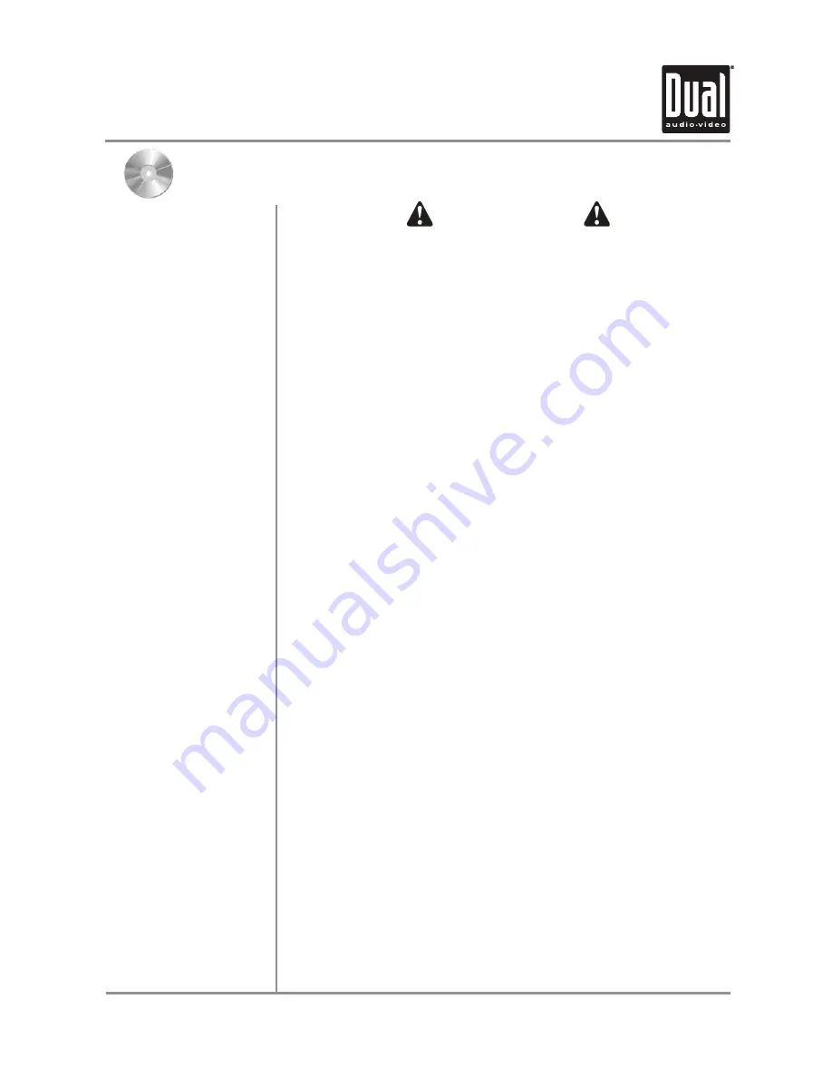 Dual XDVD3101 Installation & Owner'S Manual Download Page 27