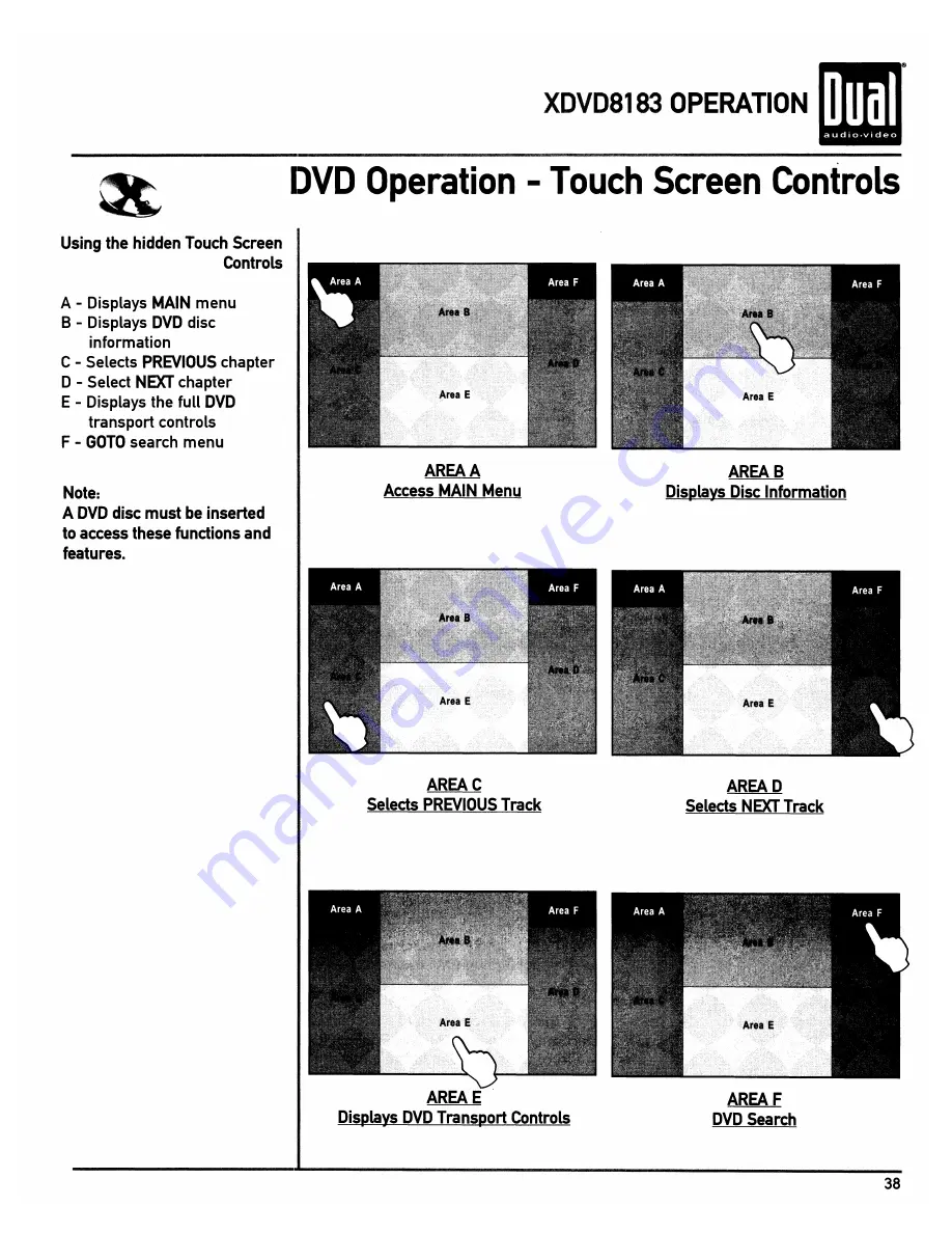 Dual XDVD8183 Installation & Owner'S Manual Download Page 39