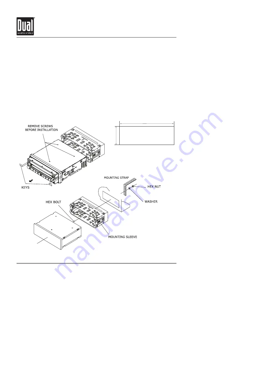 Dual XDVD9101 Installation & Owner'S Manual Download Page 6