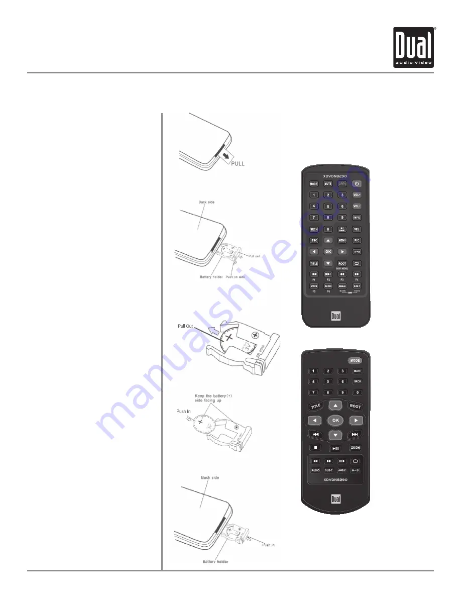 Dual XDVDN8290 Installation & Owner'S Manual Download Page 9