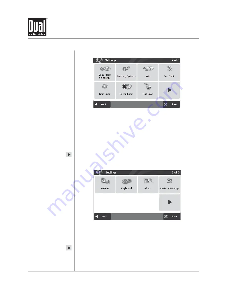 Dual XDVDN9131 Installation & Owner'S Manual Download Page 76