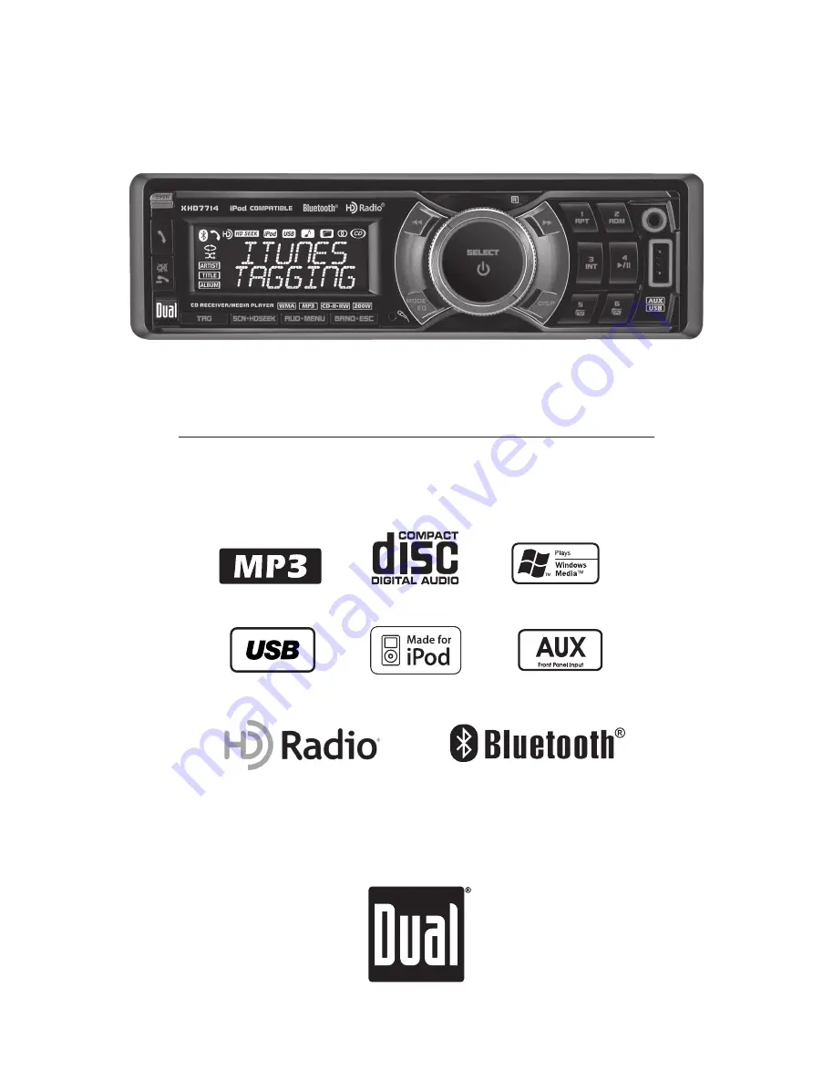 Dual XHD7714 Installation & Owner'S Manual Download Page 1