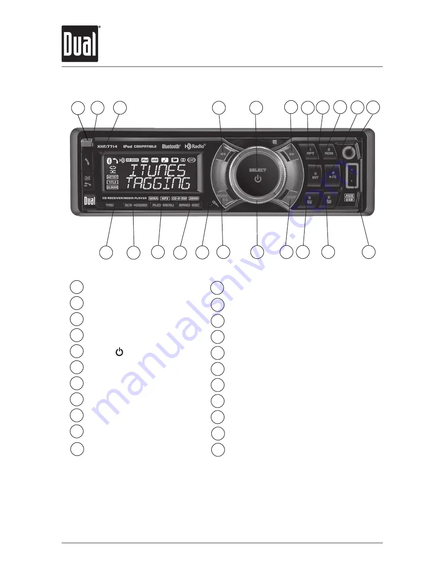 Dual XHD7714 Installation & Owner'S Manual Download Page 4