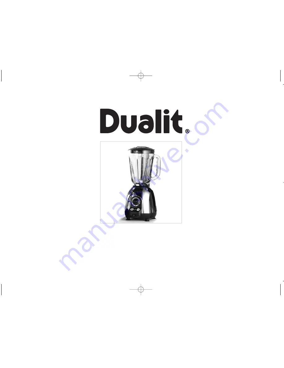 Dualit DBL3 Instructions And Guarantee Download Page 1