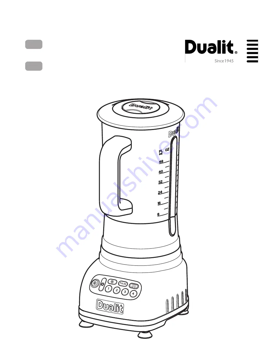 Dualit DBL4 Скачать руководство пользователя страница 1