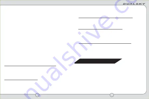 Dualsky Track&Field XC500TF Instructions Manual Download Page 6