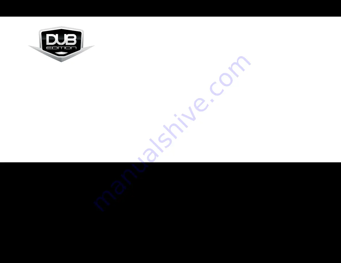 DUB Edition DUBa11000D Installation & Operation Manual Download Page 1