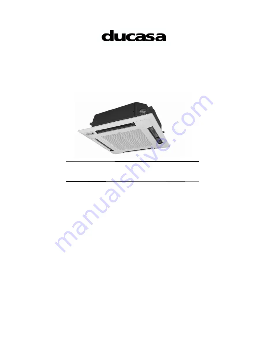 Ducasa GKH12K3CI Installation Manual Download Page 1